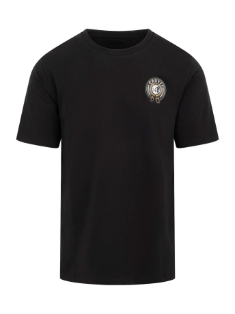 Cruyff T-shirt LEAGUE LOGO TEE CA241021 960 BLACK/GOLD