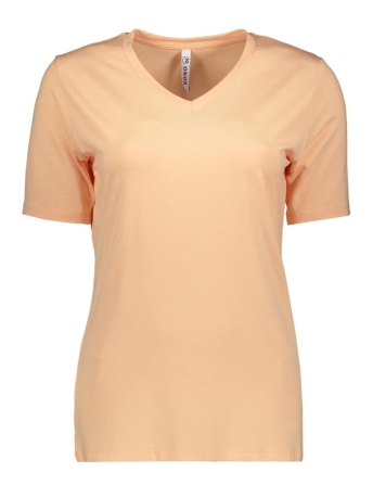 Zoso T-shirt PEGGY T SHIRT WITH SPRAY PRINT 242 1020 APRICOT