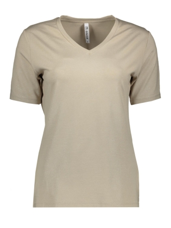 Zoso T-shirt PEGGY T SHIRT WITH SPRAY PRINT 242 0007 SAND