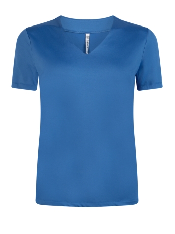 Zoso T-shirt RACHEL LUXURY BASIC T SHIRT 242 1010 STRONG BLUE