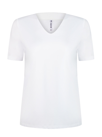 Zoso T-shirt RACHEL LUXURY BASIC T SHIRT 242 0016 WHITE