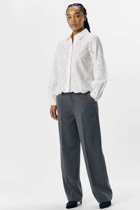 Object witte dames blouse | Model