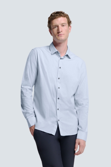 NO-EXCESS Overhemd TIJDLOZE BASIC OXFORD OVERHEMD N4330 130 CLOUD