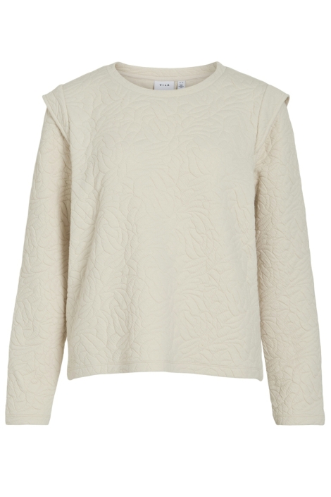 Vila viesmeralda o-neck l/s top