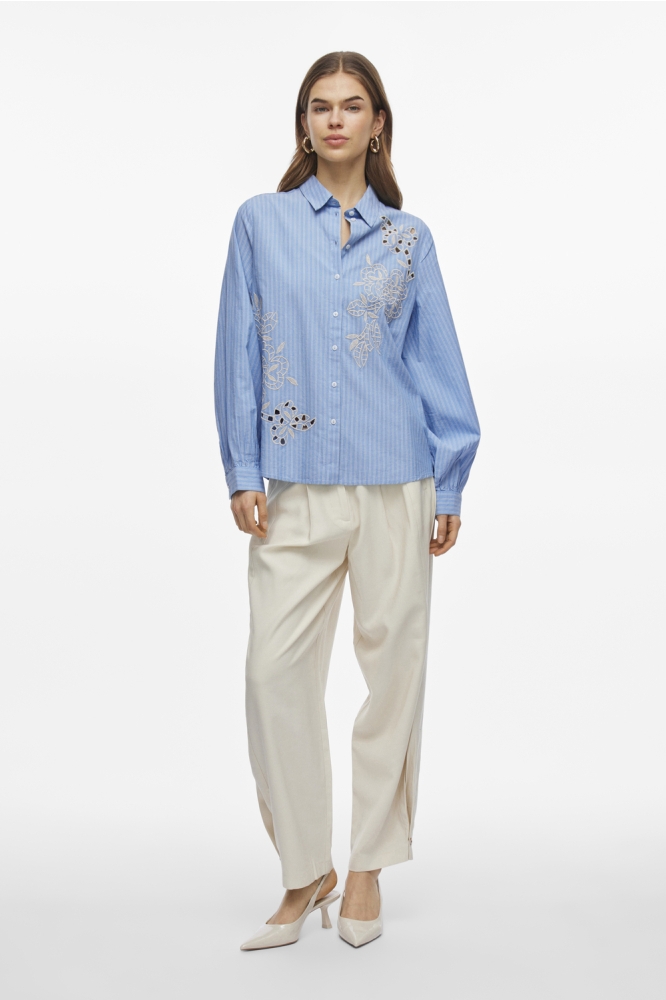 VICASPIANA L/S SHIRT 14104524 BLISSFUL BLUE