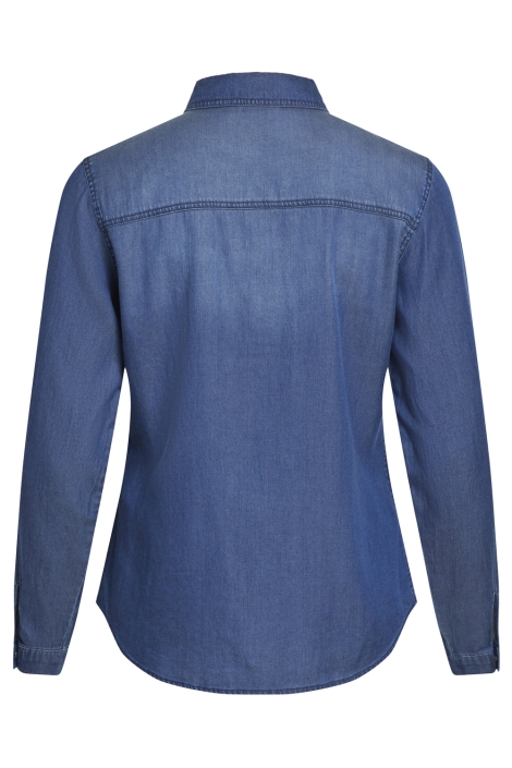 Vila blauwe dames blouse | Achteraanzicht