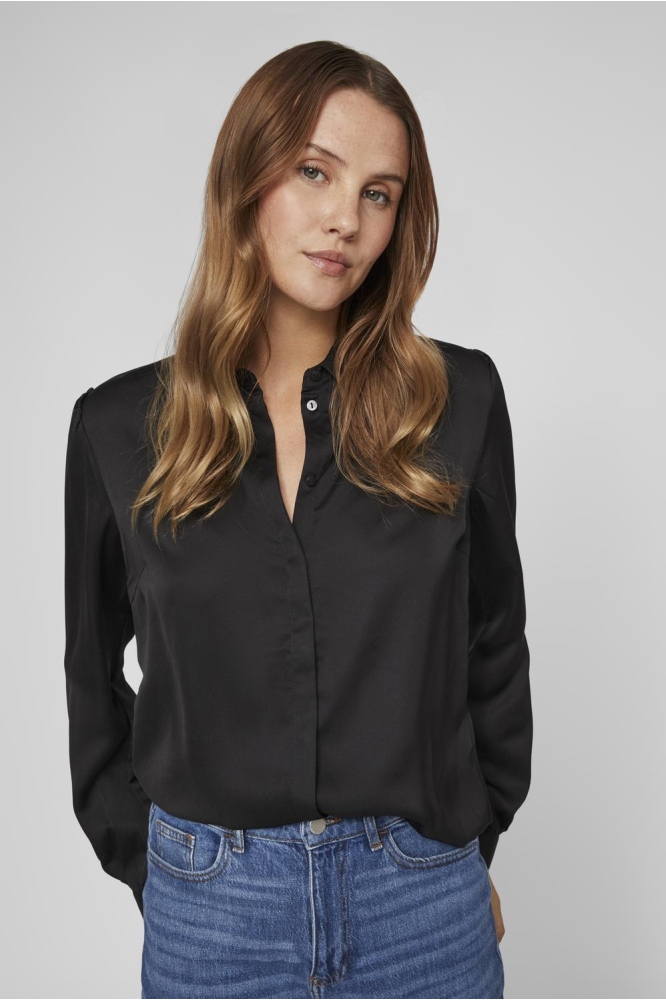 Vila zwarte dames blouse | Model