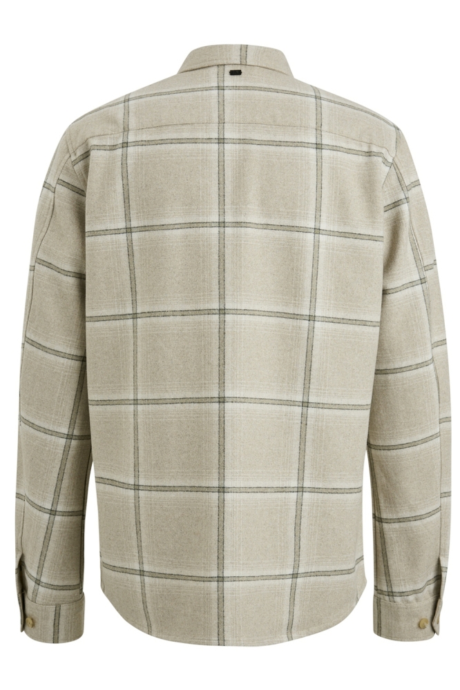 Vanguard beige heren overhemd | Achteraanzicht