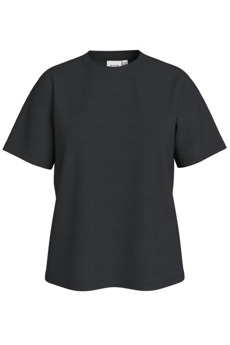Vila zwarte dames t-shirt | Vooraanzicht