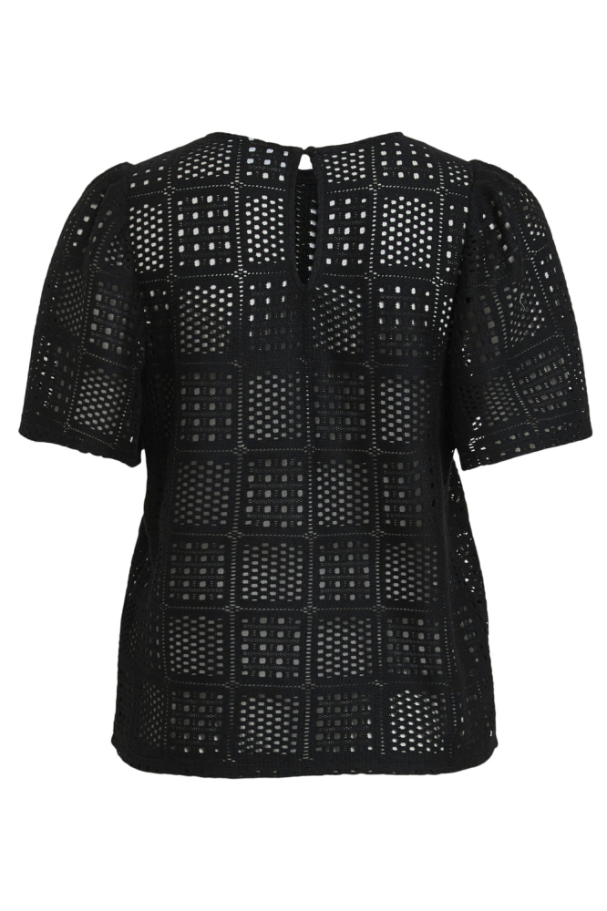 VINOVIRA O-NECK S/S TOP 14106577 Black Beauty