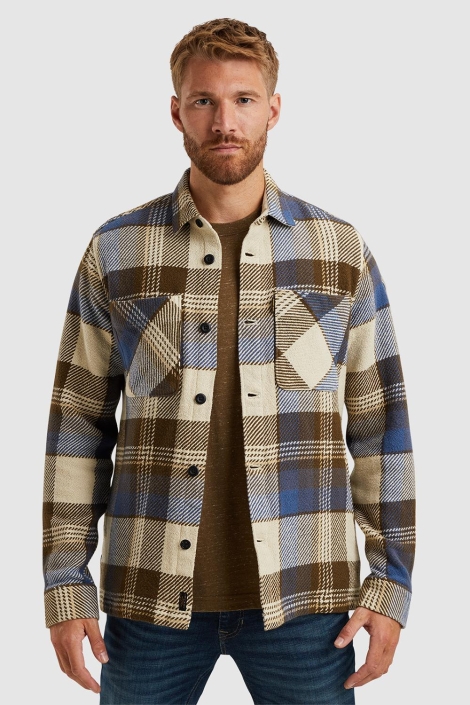 PME legend multi color heren overhemd | Model vooraanzicht
