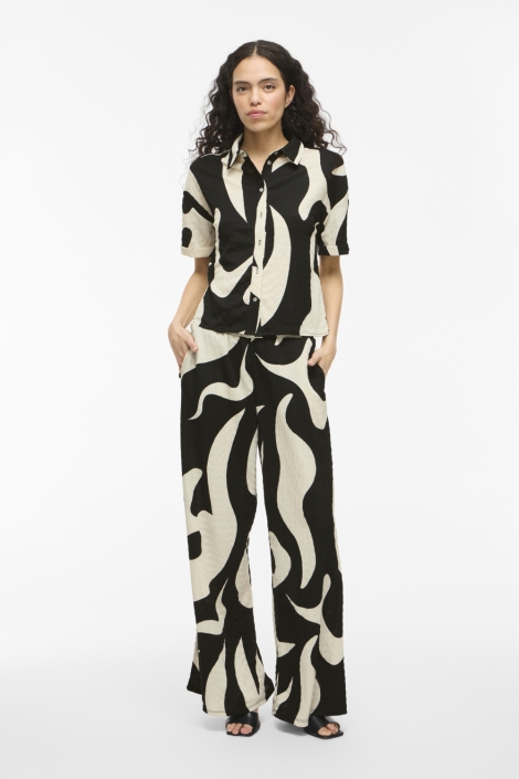 Vila zwarte dames blouse | Model