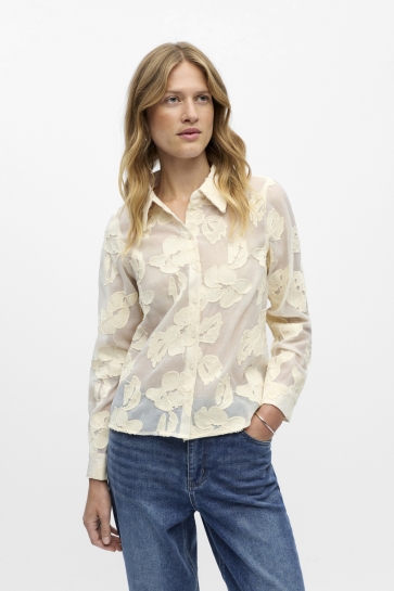 Object OBJTYLA L/S RE SHIRT CC3 23046960 White Sand