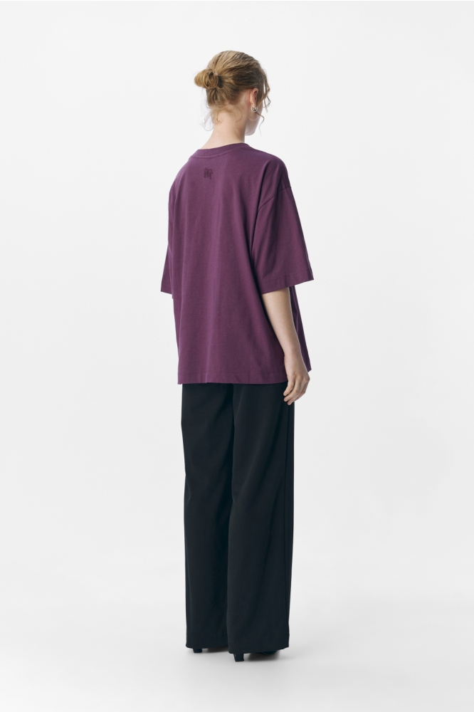 Object paarse dames t-shirt | Model