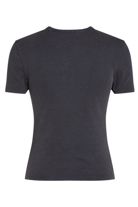 Calvin Klein blauwe dames t-shirt | Achteraanzicht
