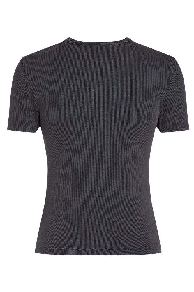 Calvin Klein blauwe dames t-shirt | Achteraanzicht