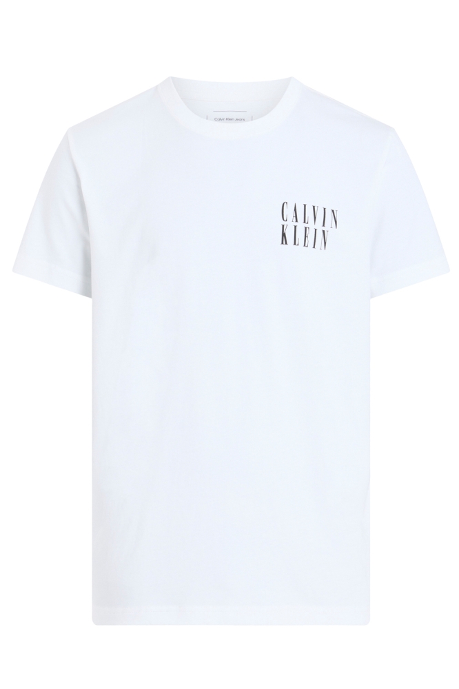OMBRE TEXT BOX TEE J30J327478 BRIGHT WHITE