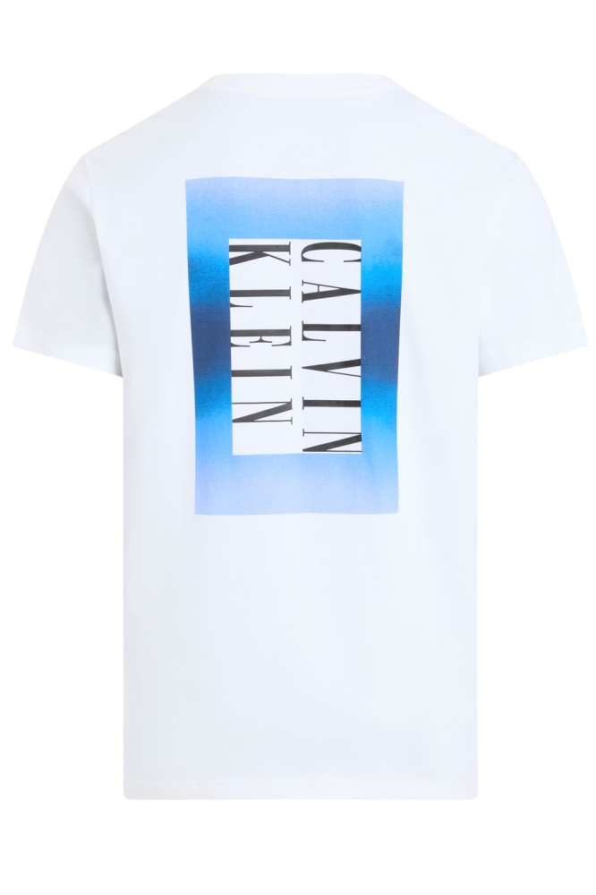 OMBRE TEXT BOX TEE J30J327478 BRIGHT WHITE