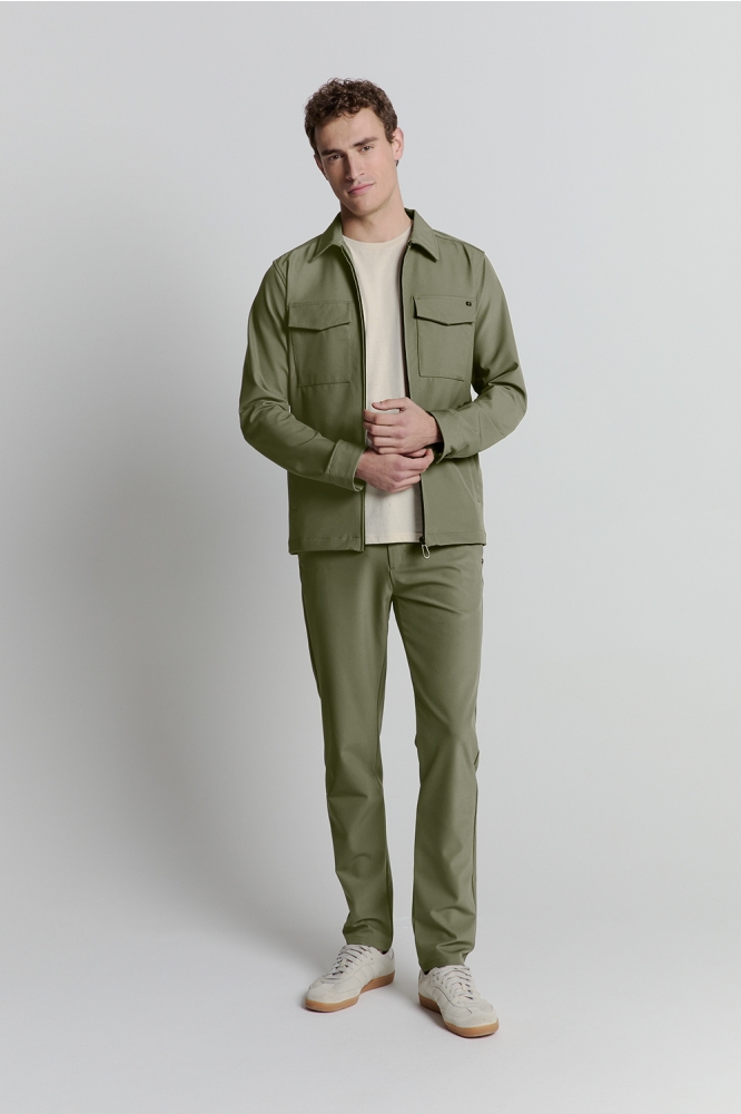 NO-EXCESS groene heren overhemd | Model