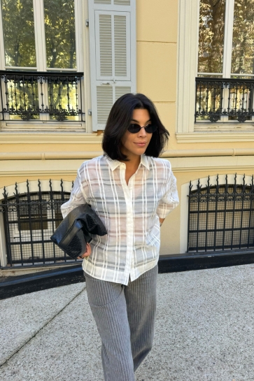Vila VISAHIRA 3/4 SHIRT 14108098 Snow White