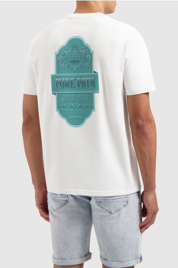 Pure Path T-shirt LATIN SPIRIT T SHIRT 25010106 01 WHITE