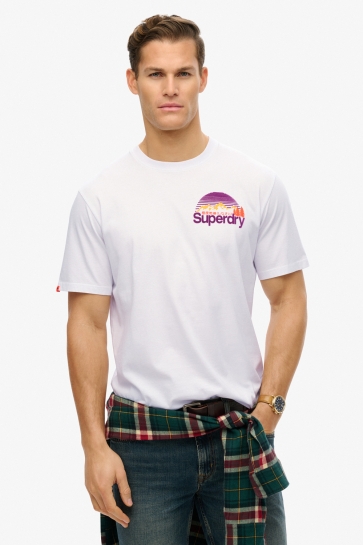 Superdry T-shirt CL GREAT OUTDOORS CHEST TEE M1012175A OPTIC
