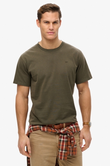 Superdry T-shirt ESSENTIALS RELAXED TEE M1012208A DARK KHAKI