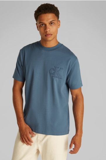 Calvin Klein T-shirt CK APPLIQUE TEE J30J327494 VINTAGE INDIGO