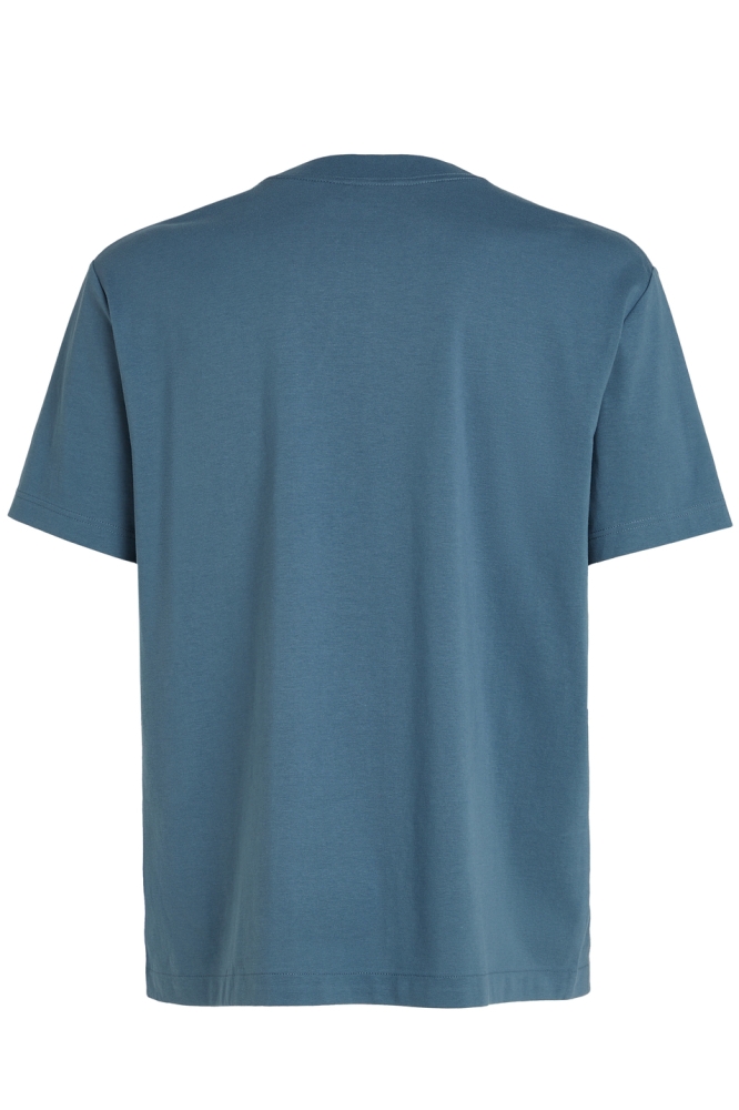 Calvin Klein blauwe heren t-shirt | Achteraanzicht