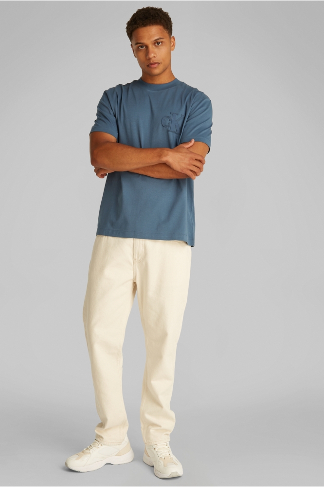 Calvin Klein blauwe heren t-shirt | Model