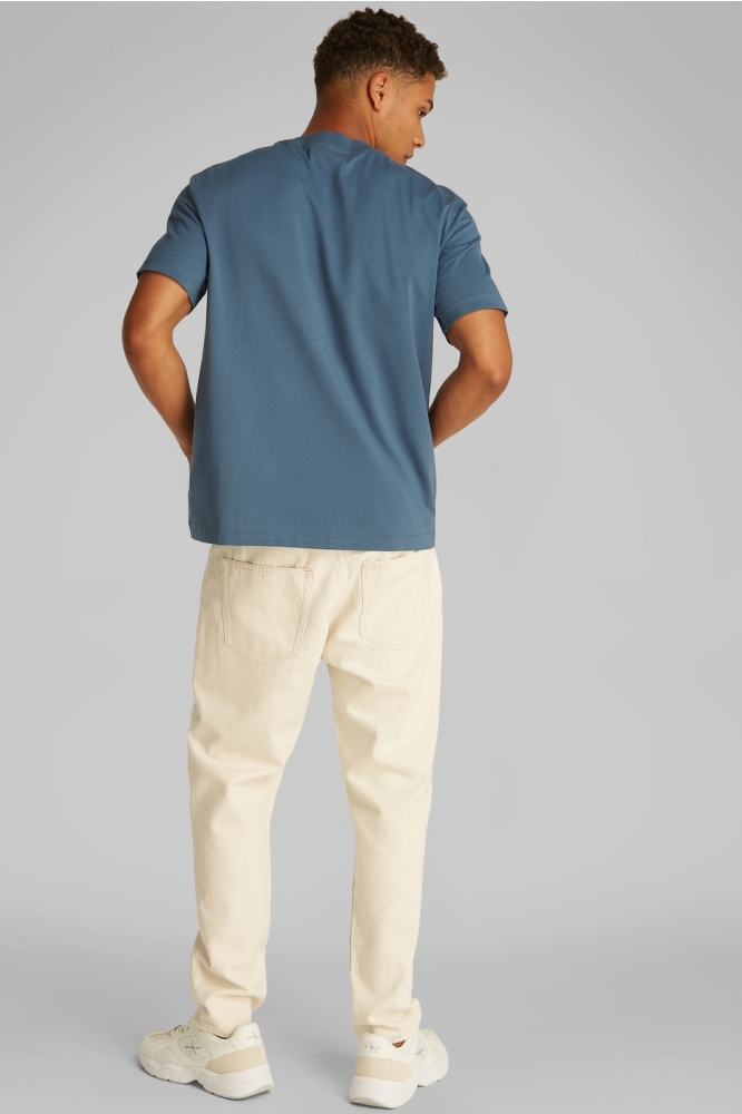 Calvin Klein blauwe heren t-shirt | Model