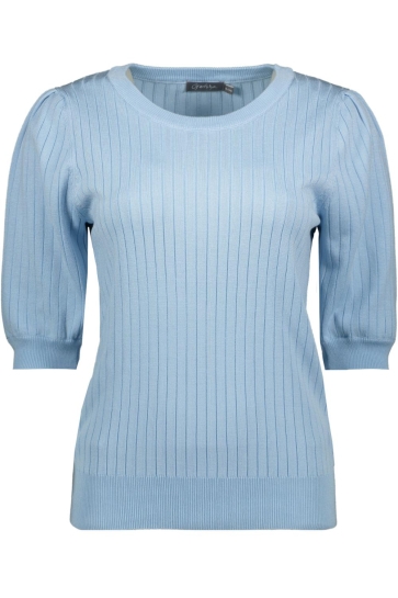 Geisha T-shirt GEBREIDE TOP MET LUREX 54031 BLUE 14