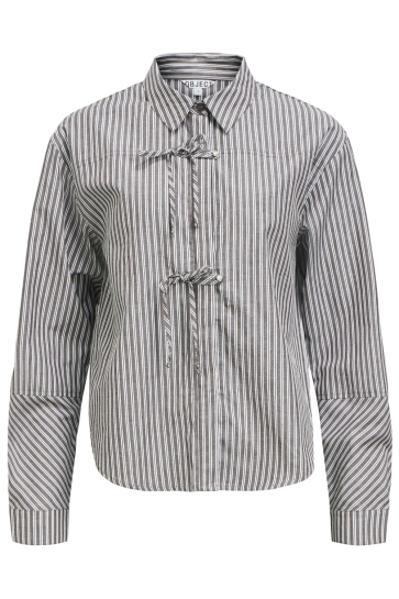 Object OBJNOELLE L/S RE SHIRT 141 23047730 SEAL BROWN/BROWN
