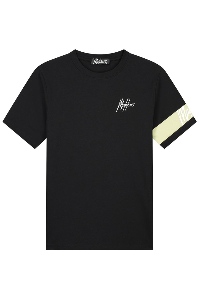 Malelions zwarte heren t-shirt | Vooraanzicht