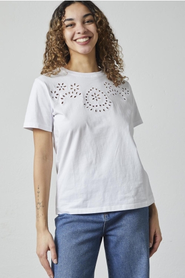 SisterS point T-shirt HYLA SS 18594 WHITE