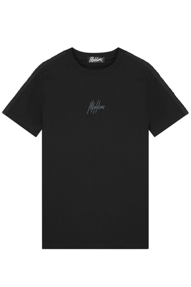 Malelions zwarte heren t-shirt | Vooraanzicht