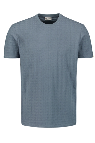 NO-EXCESS T-shirt RELIEF T SHIRT 28320431 137 WASHED BLUE