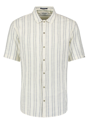 NO-EXCESS Overhemd GESTREEPT SHIRT 28460431 011 OFFWHITE