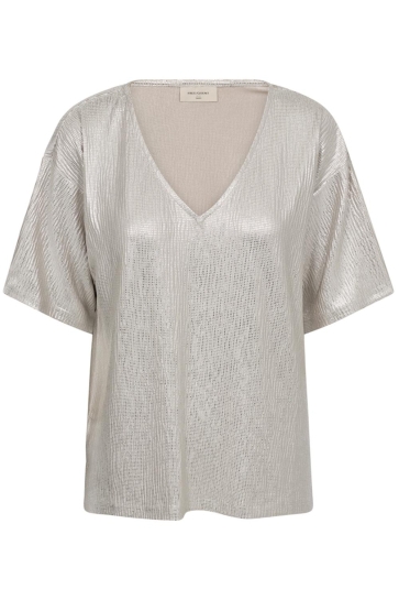 Freequent T-shirt FQSATINA TEE 206477 MOONBEAM