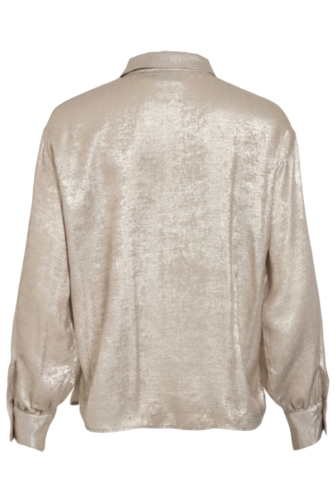 Vila gouden dames blouse | Achteraanzicht