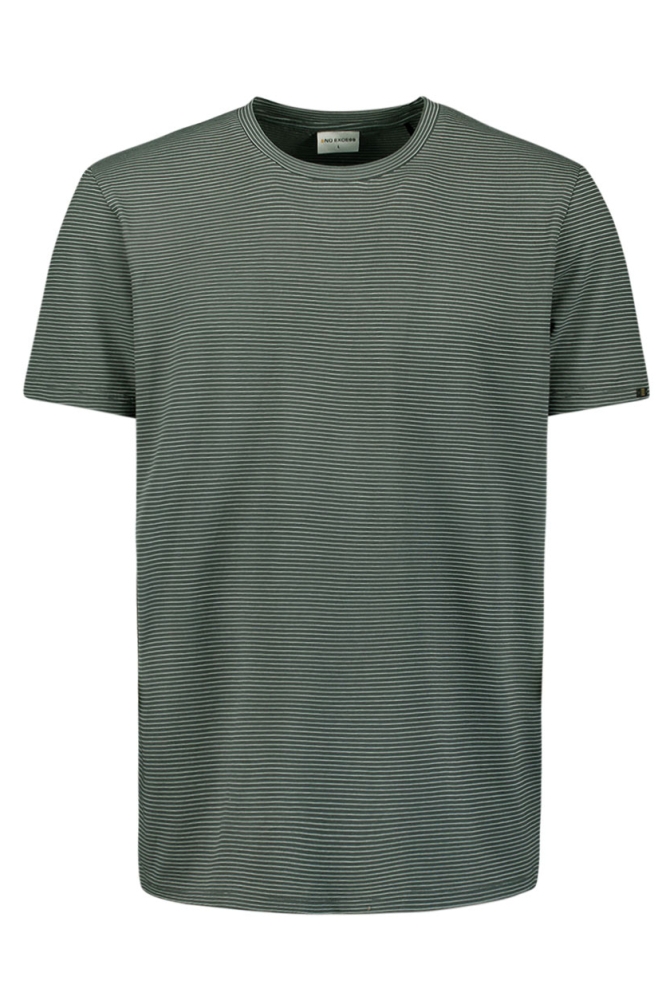 NO-EXCESS groene heren t-shirt | Vooraanzicht