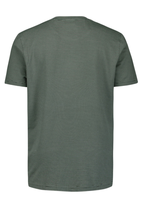 NO-EXCESS groene heren t-shirt | Achteraanzicht