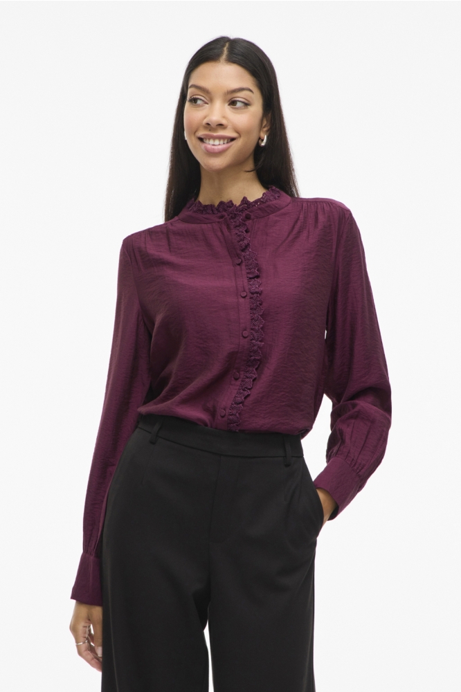 Vila paarse dames blouse | Model