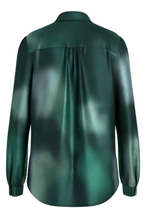 Vila groene dames blouse | Achteraanzicht
