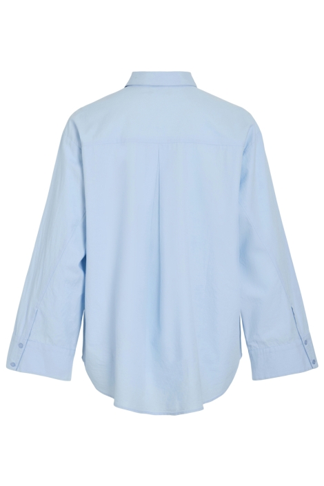 Vila blauwe dames blouse | Achteraanzicht
