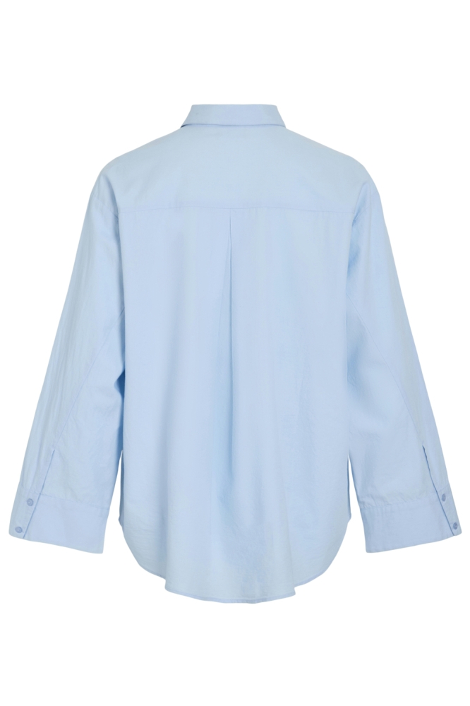 Vila blauwe dames blouse | Achteraanzicht