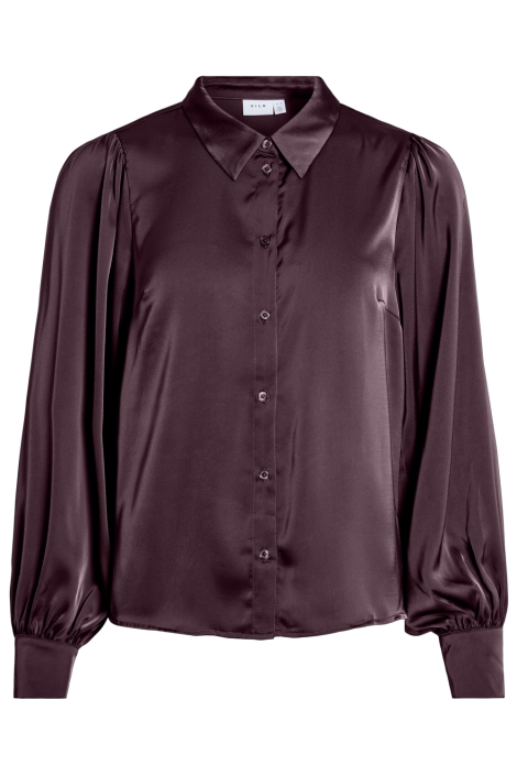 Vila bordeaux dames blouse | Vooraanzicht