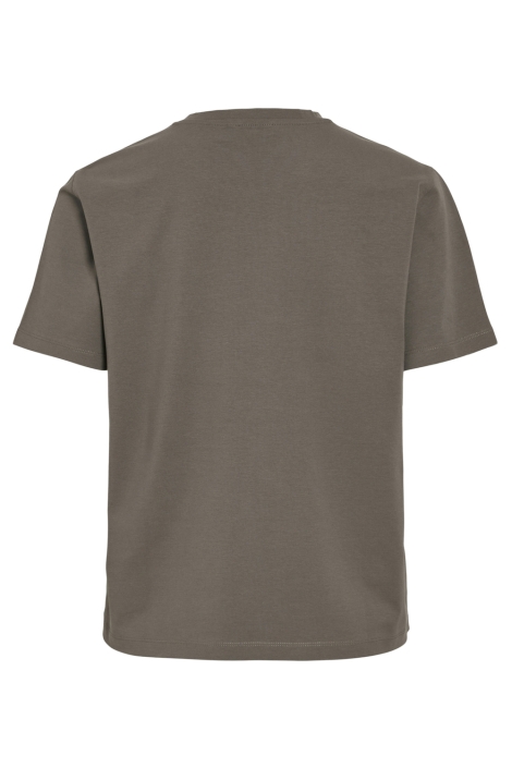 Vila bruine dames t-shirt | Achteraanzicht