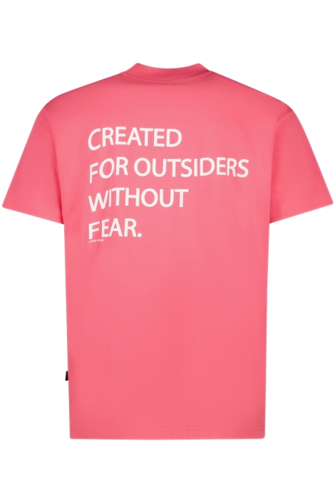 Cars roze heren t-shirt | Achteraanzicht