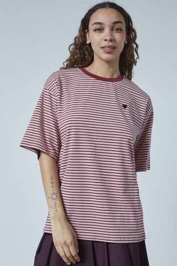 SisterS point T-shirt VEZ SS 18997 Rose/Bordeaux